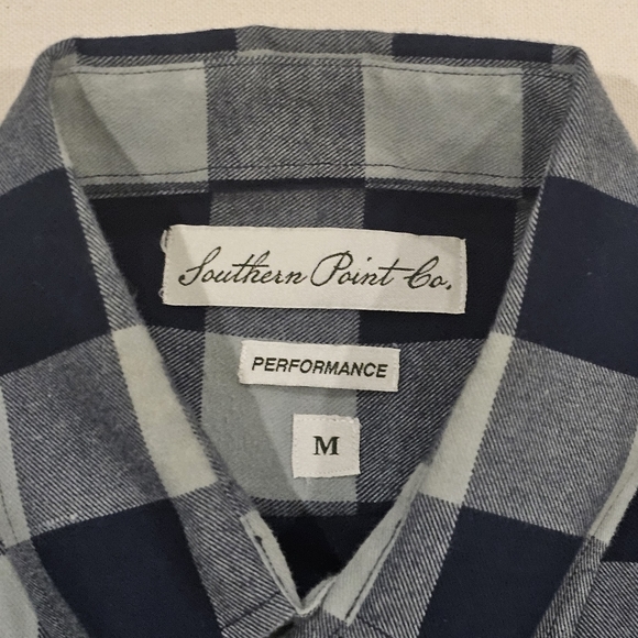Southern Point Co. Performance Flannel Shirt M - Picture 3 of 5